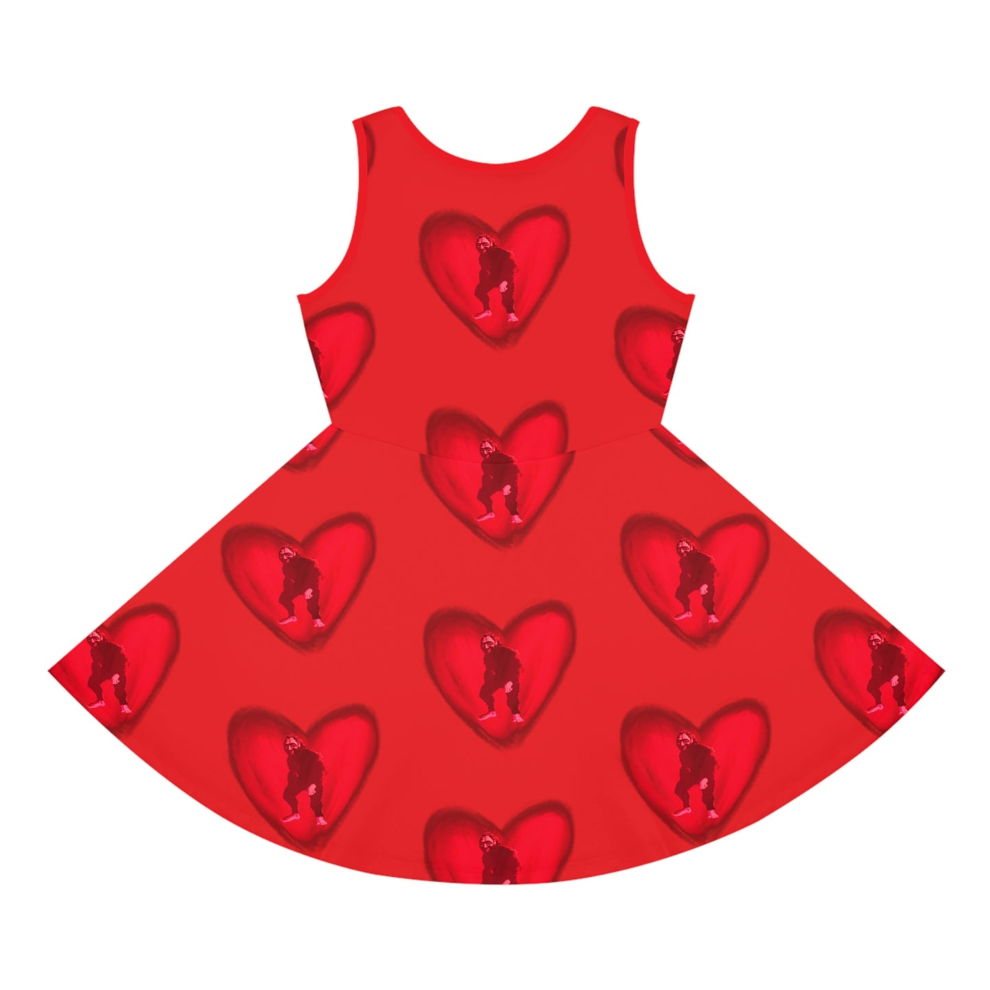 Bigfoot in My Heart Girls' Sundress