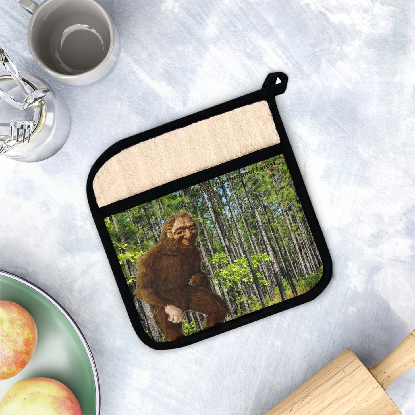 Kisatchie Bigfoot Pot Holder with Pocket