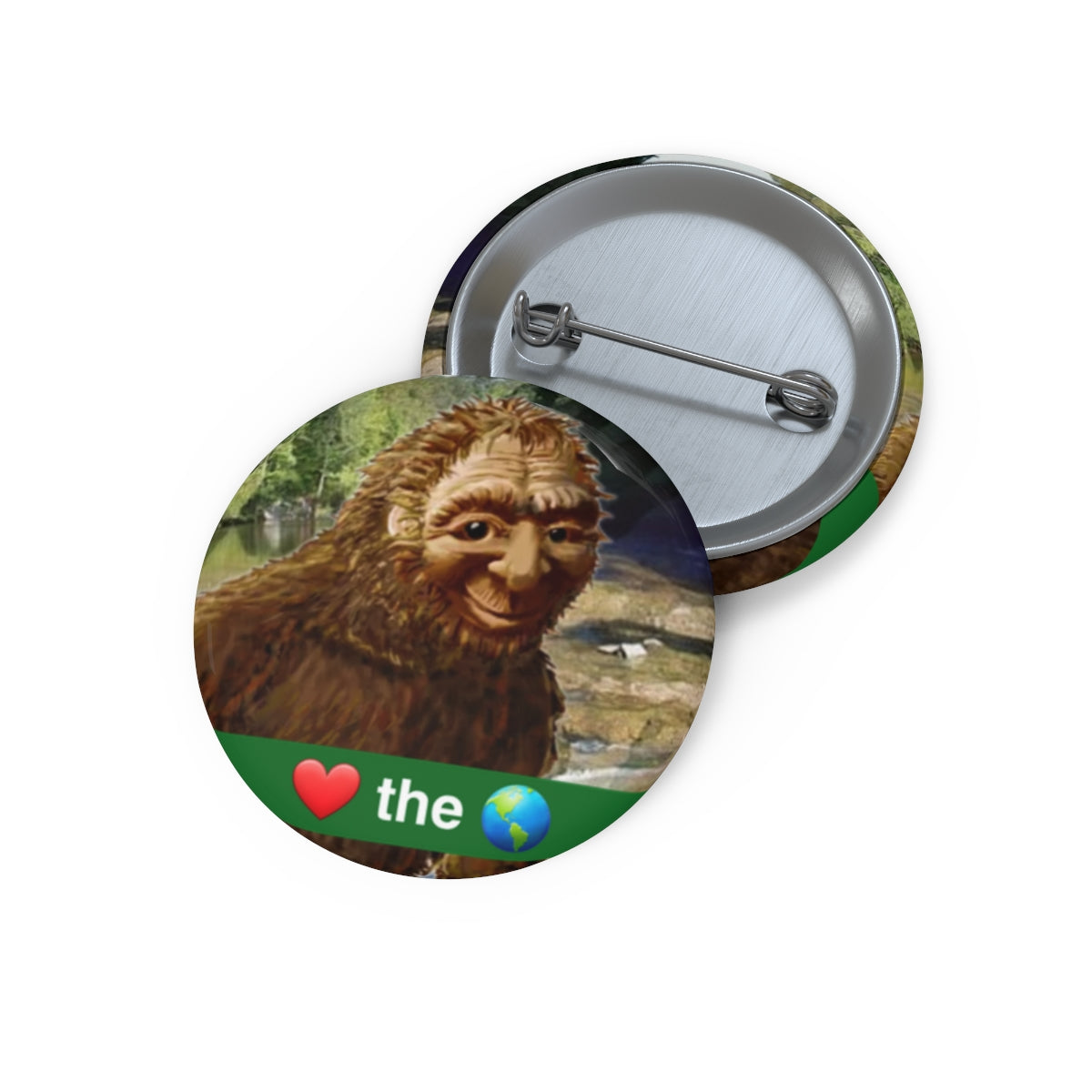 Bigfoot Pin Buttons