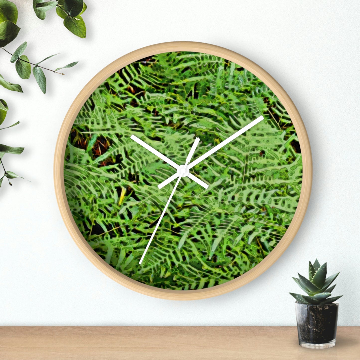 Kisatchie Fern Wall Clocks