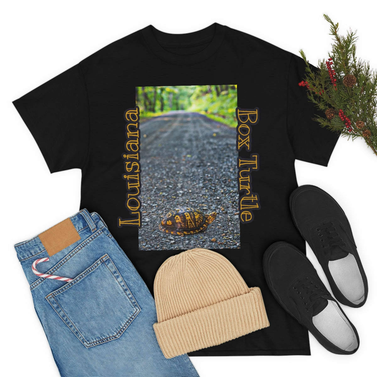 Unisex Louisiana Box Turtle Heavy Cotton Tee