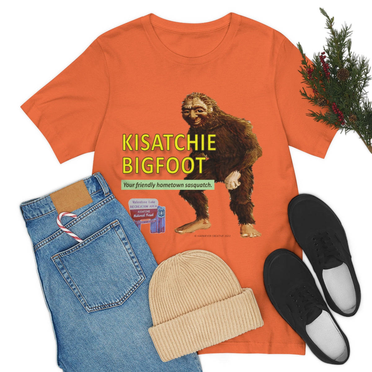 Unisex Kisatchie Bigfoot Jersey Tee