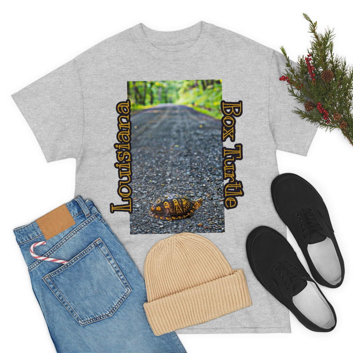 Unisex Louisiana Box Turtle Heavy Cotton Tee