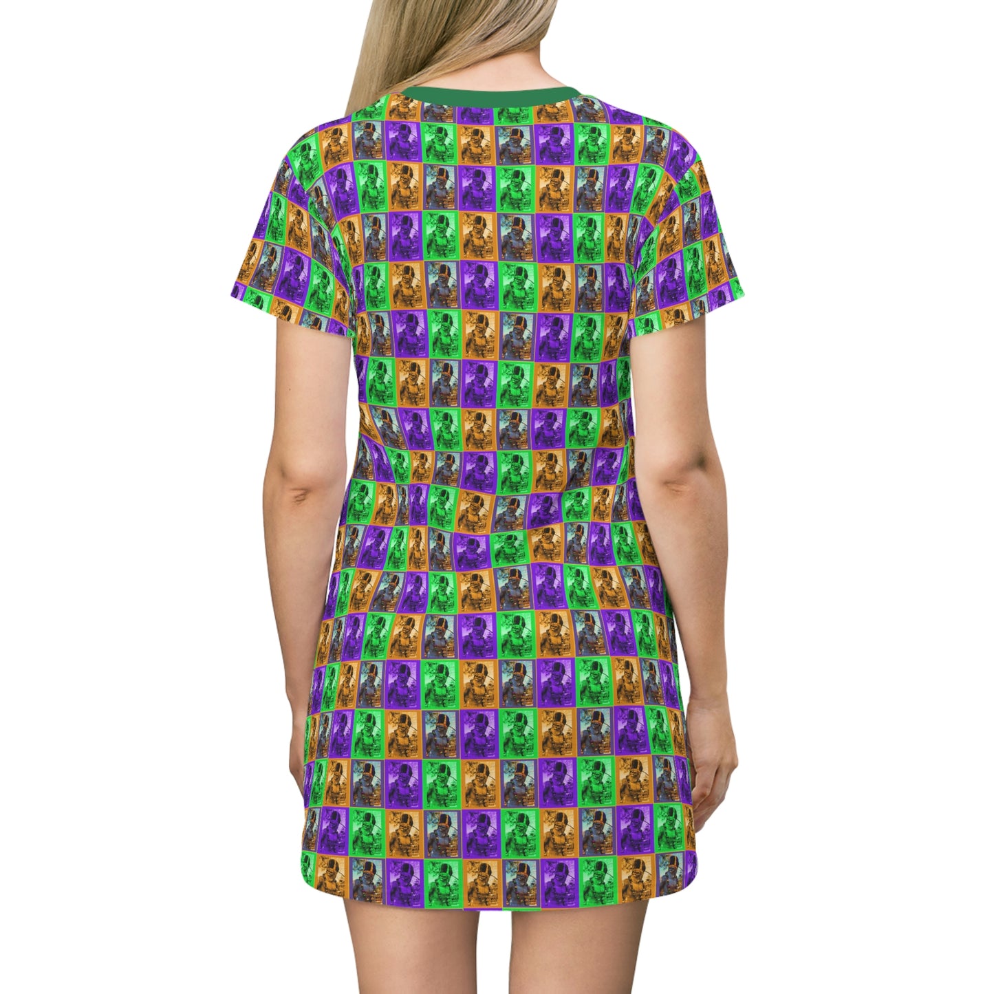 Bigfoot's Mardi Gras T-Shirt Dress