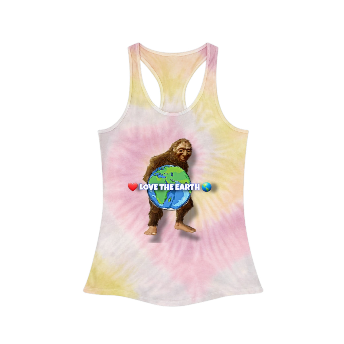 Love the Earth Tie Dye Racerback Tank Top