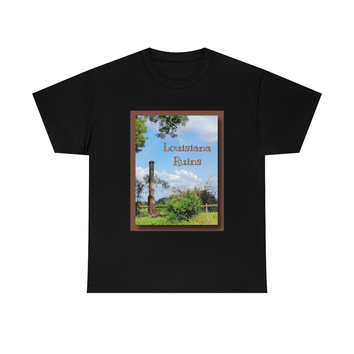 Unisex Louisiana Ruins Heavy Cotton Tee