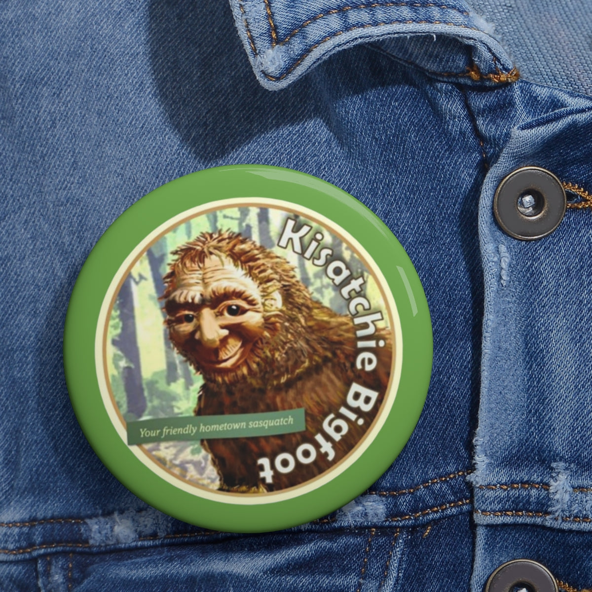 Custom Kisatchie Bigfoot Buttons