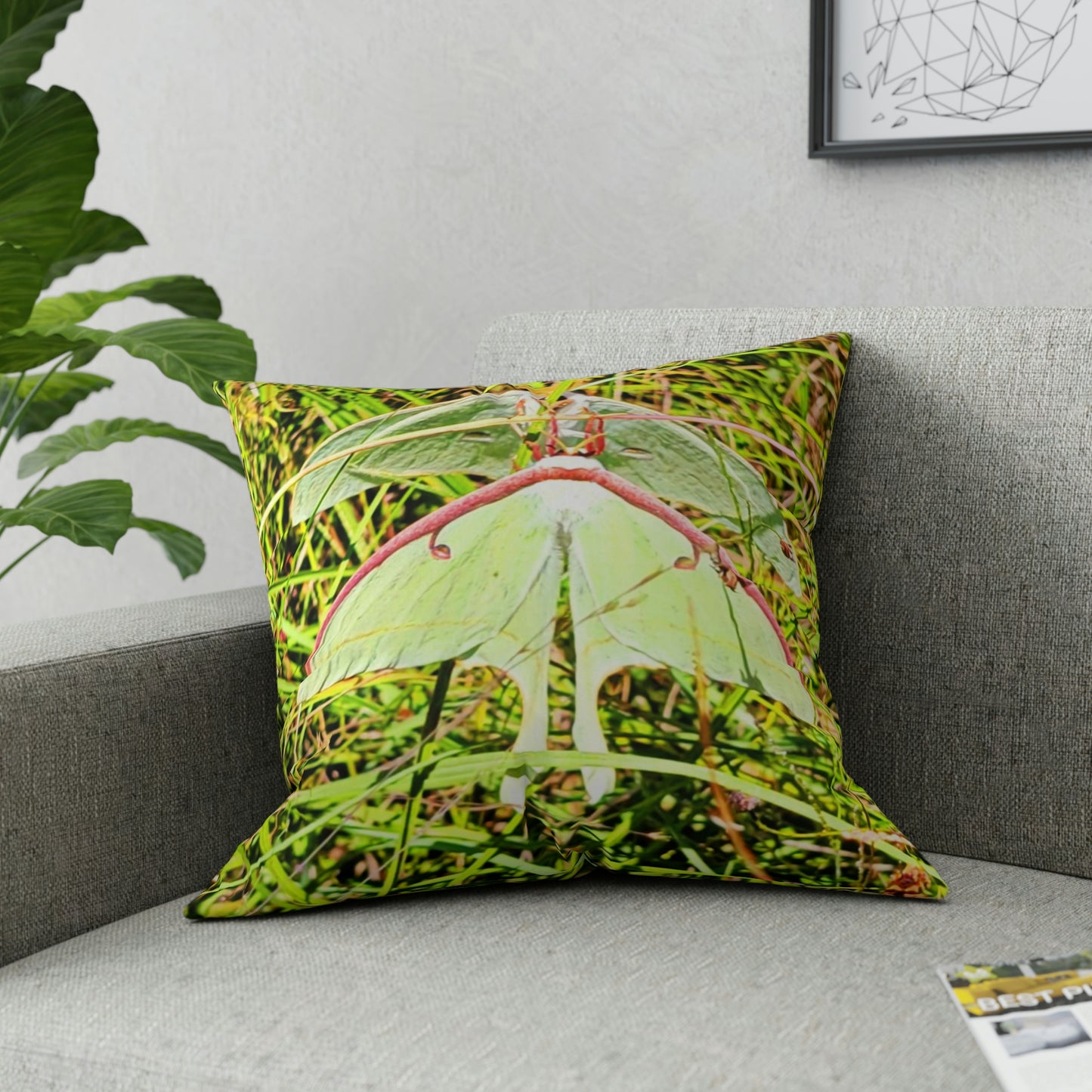 Luna Moths Broadcloth Pillow