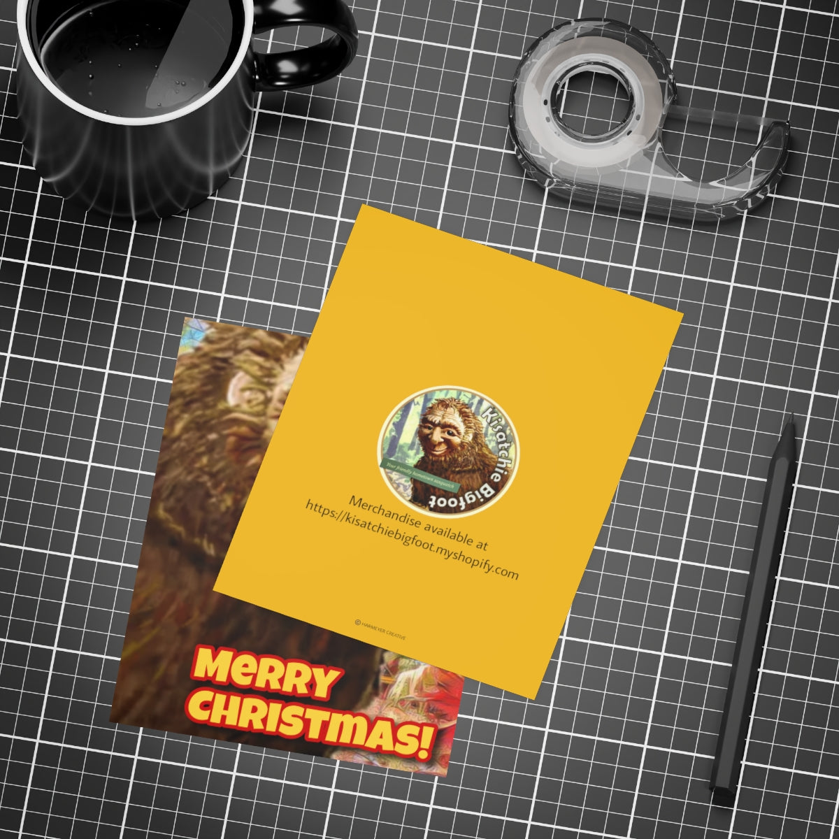 Bigfoot Christmas Cards