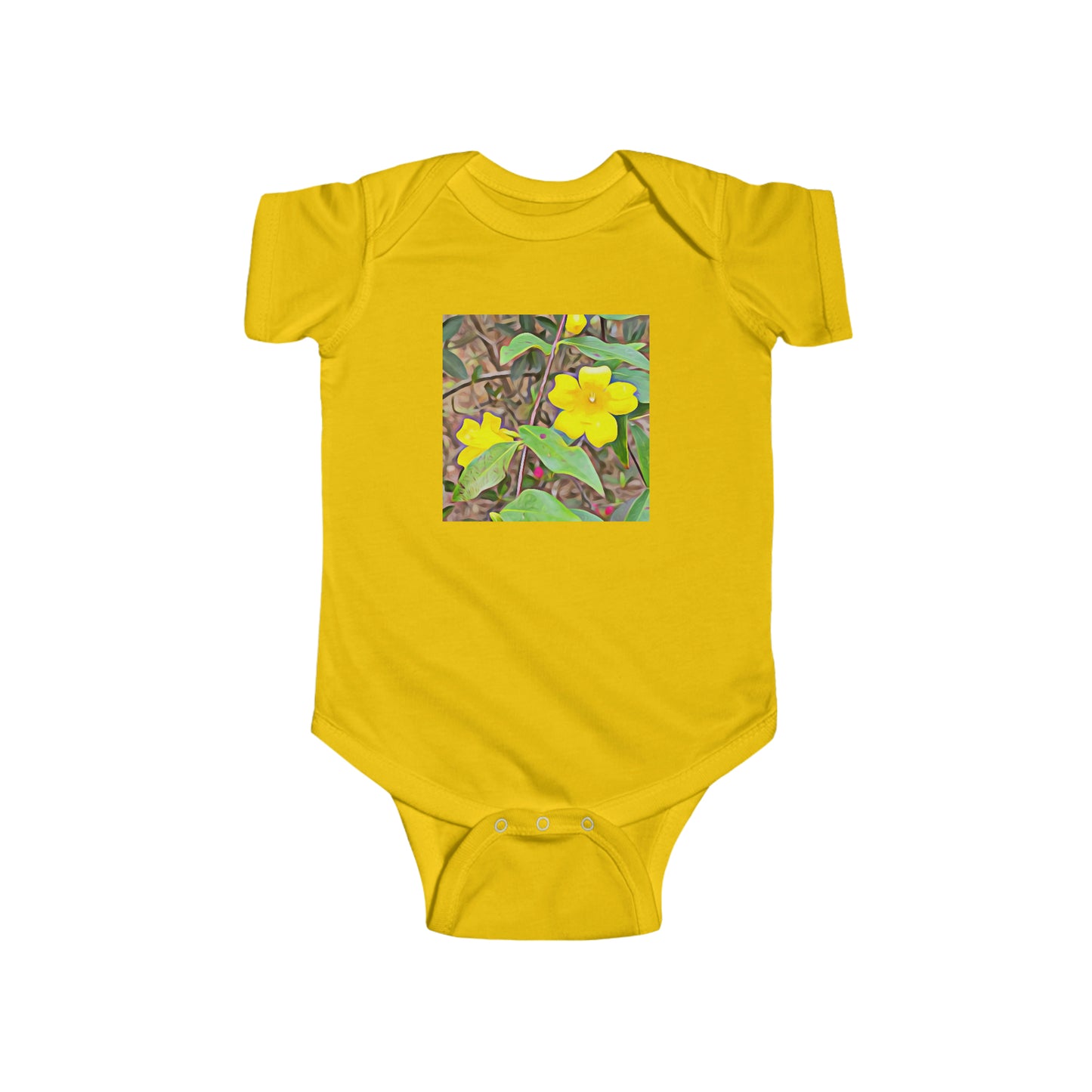 Yellow Jessamine Jersey Bodysuit