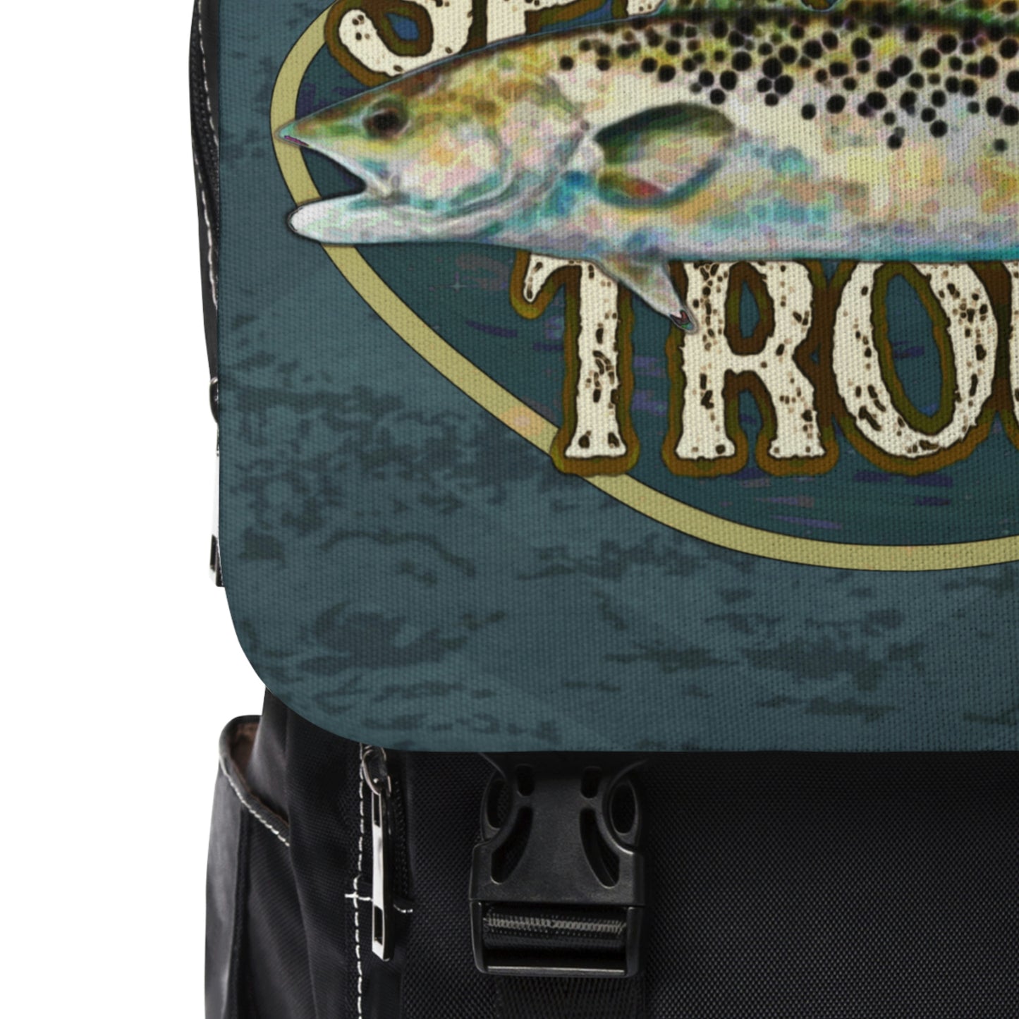 Unisex Speckled Trout Shoulder Backpack