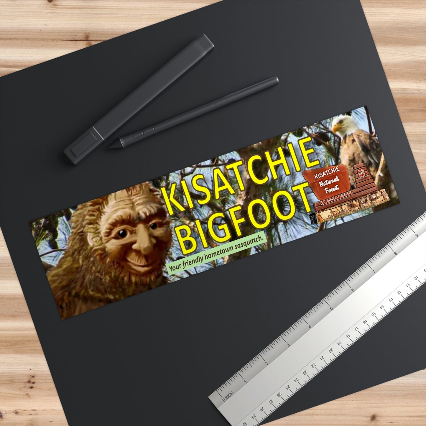 Kisatchie Bigfoot Bumper Stickers