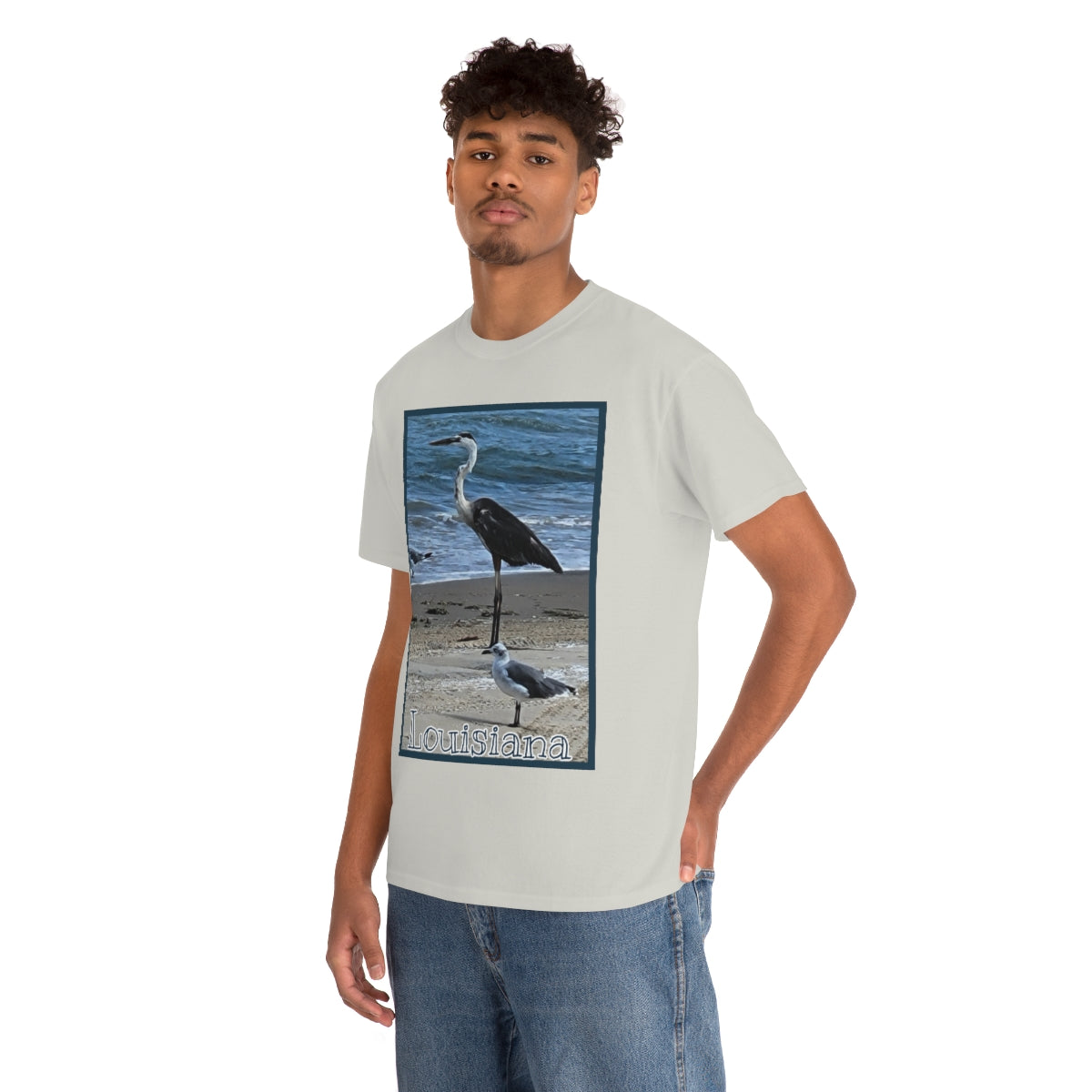 Louisiana Coast Heavy Cotton Tee