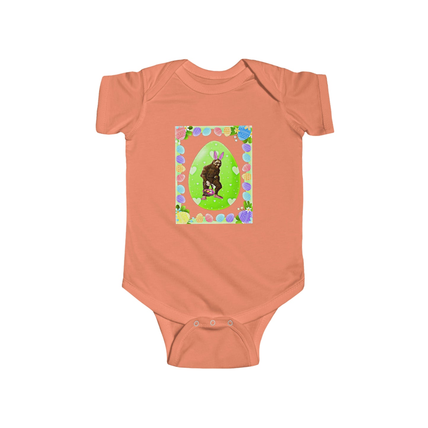 Bigfoot Easter Fine Jersey Bodysuit