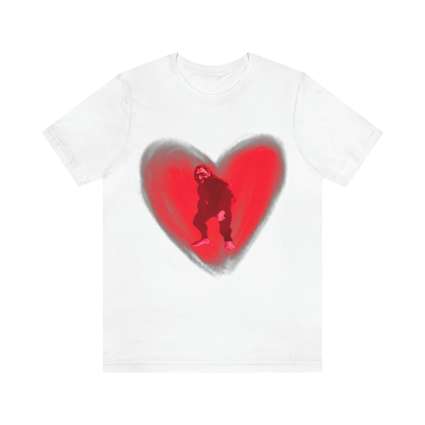 Unisex Bigfoot in My Heart Jersey Tee