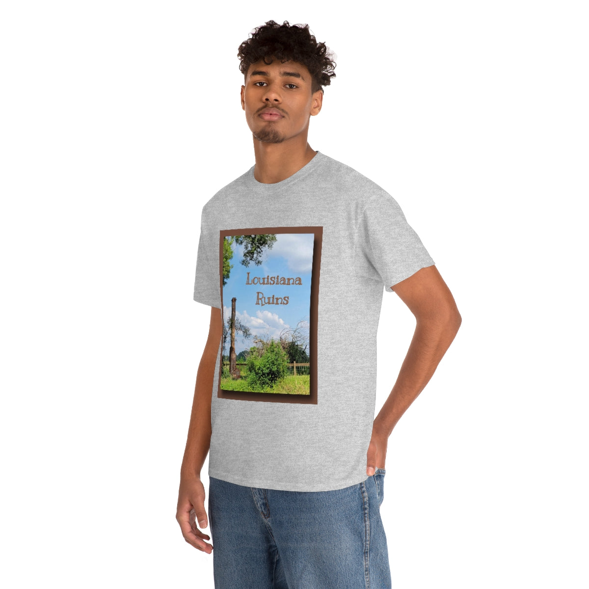 Louisiana Ruins Heavy Cotton Tee