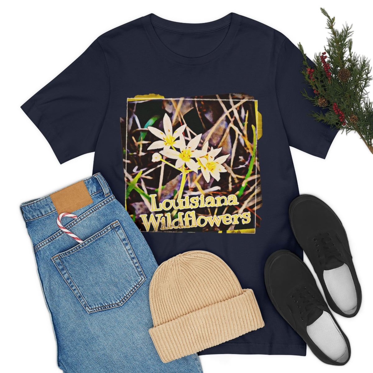 Louisiana Wildflowers Jersey Tee