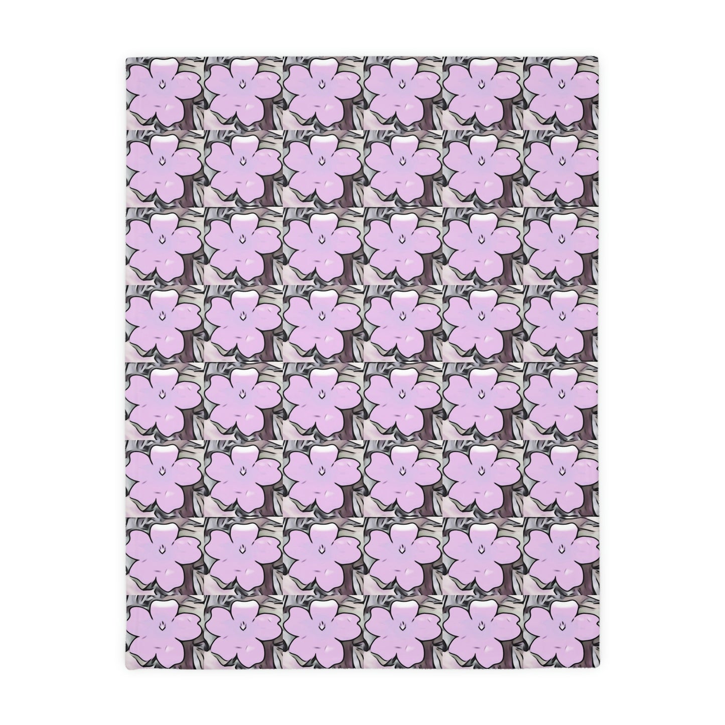 Wildflowers Velveteen Blanket (2-sided print)