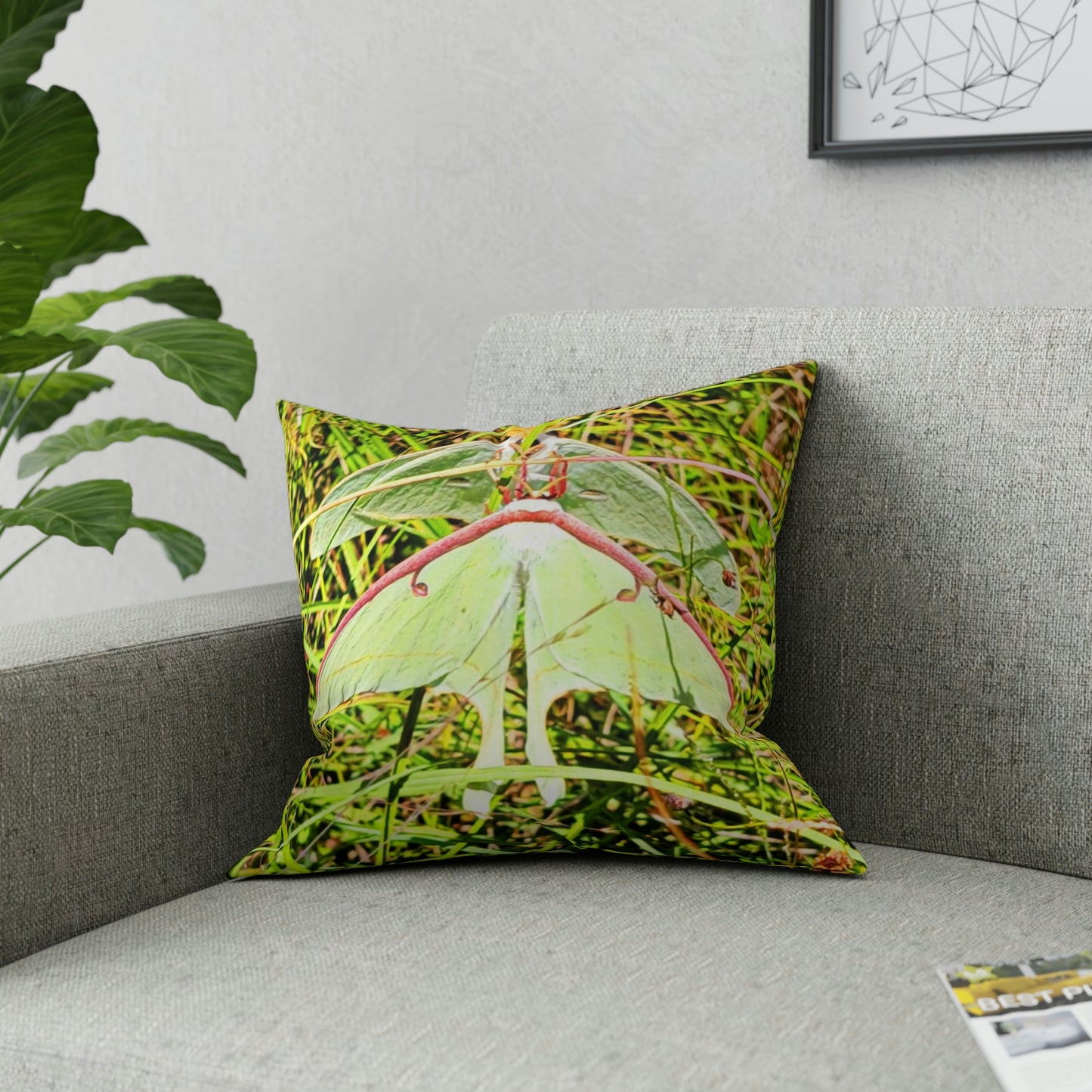 Luna Moths Broadcloth Pillow