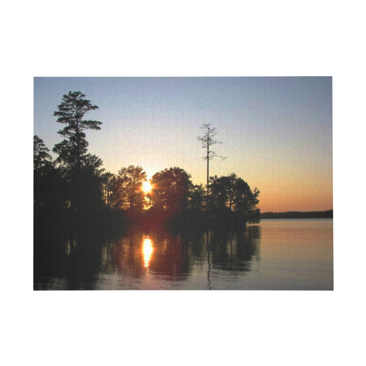 Kincaid Lake Sunset Puzzle (4 Sizes)