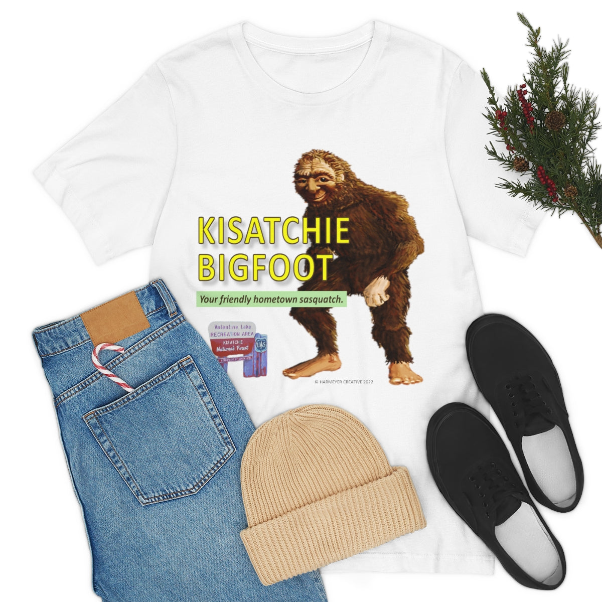 Unisex Kisatchie Bigfoot Jersey Tee