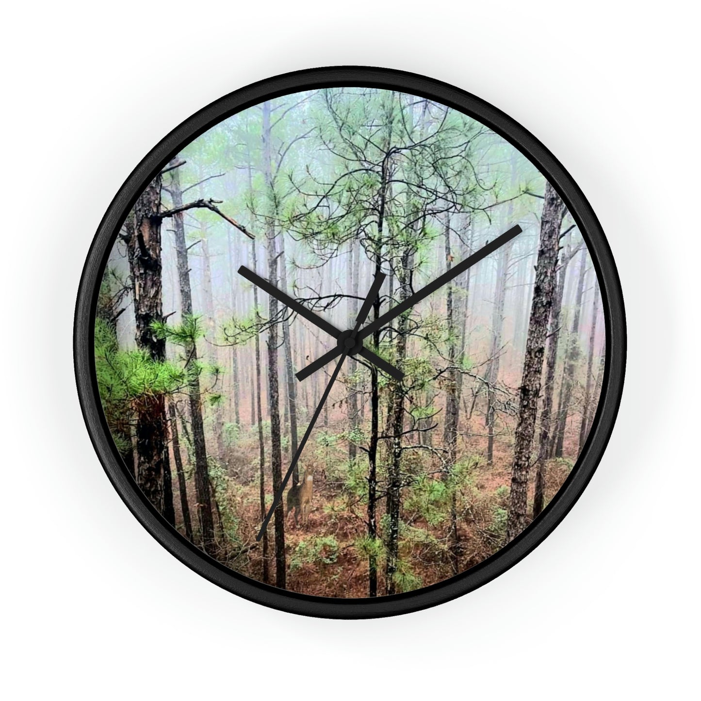 Foggy Kisatchie Wall Clocks