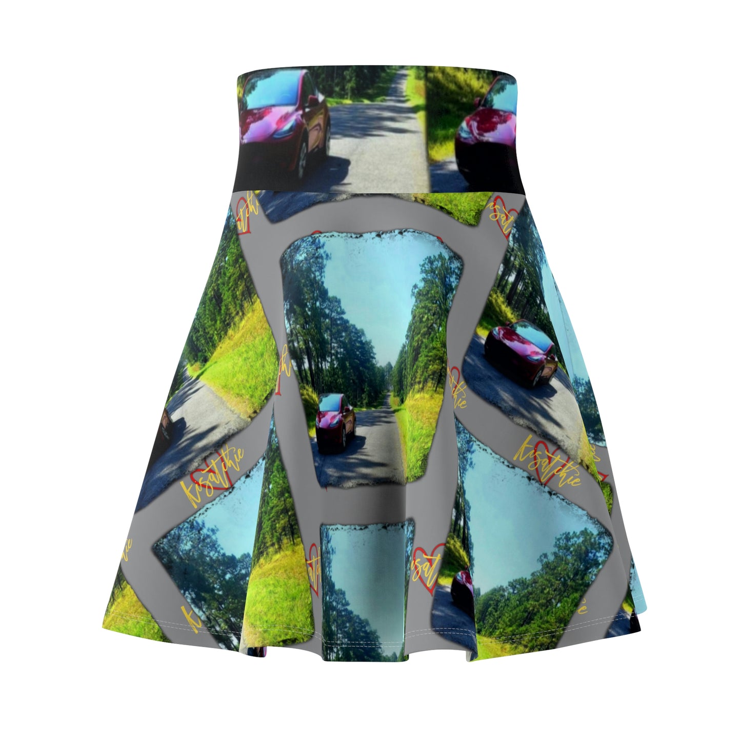 Tesla in Kisatchie Skater Skirt