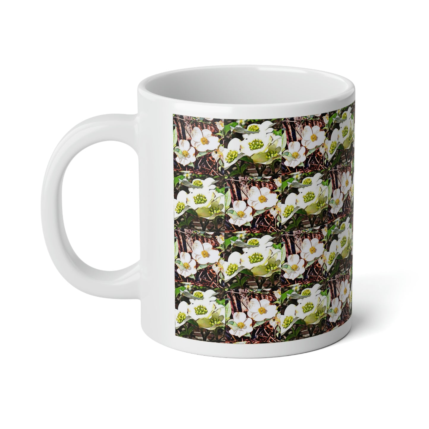 Jumbo Dogwood Blossoms Mug