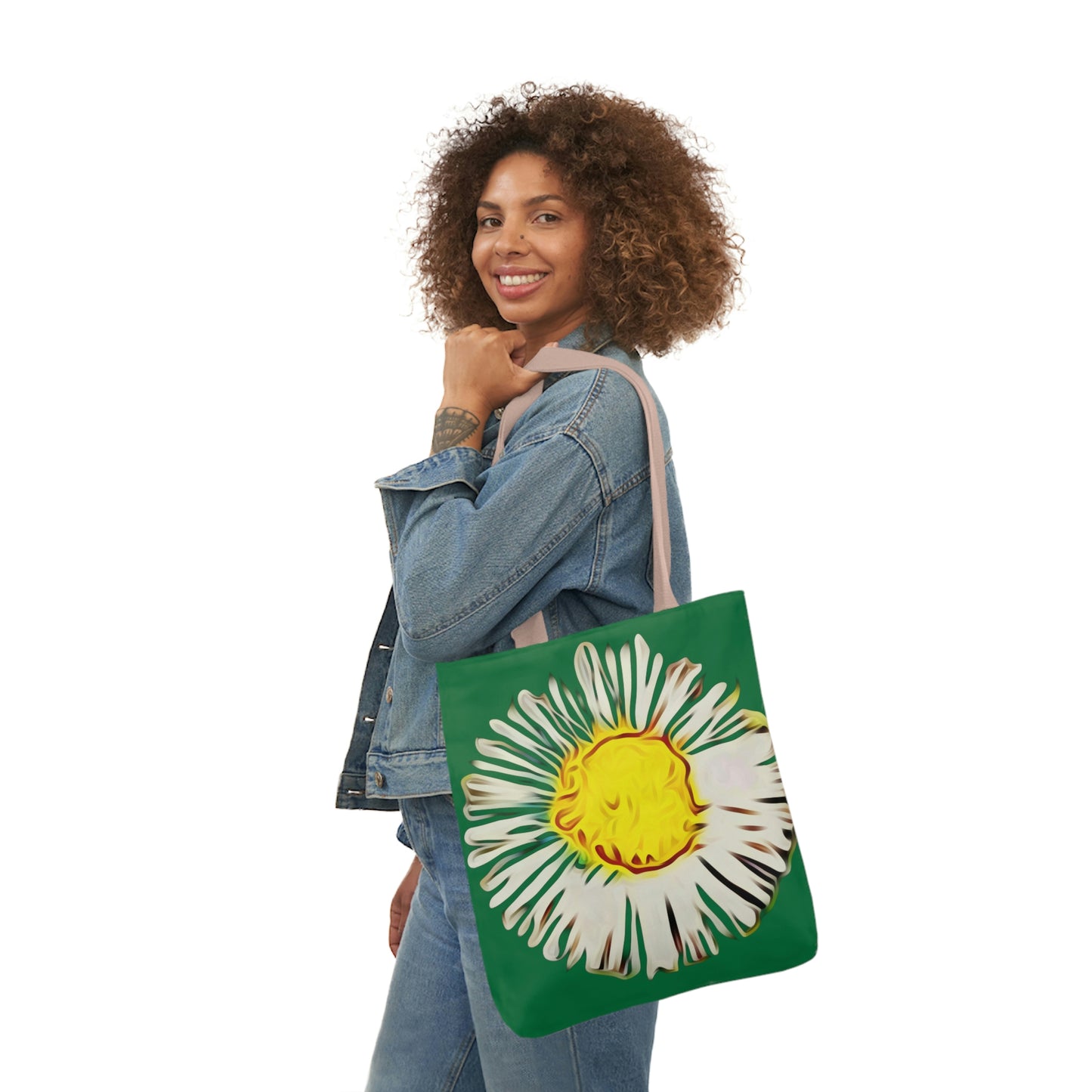 Kisatchie Wildflower Polyester Canvas Tote Bag