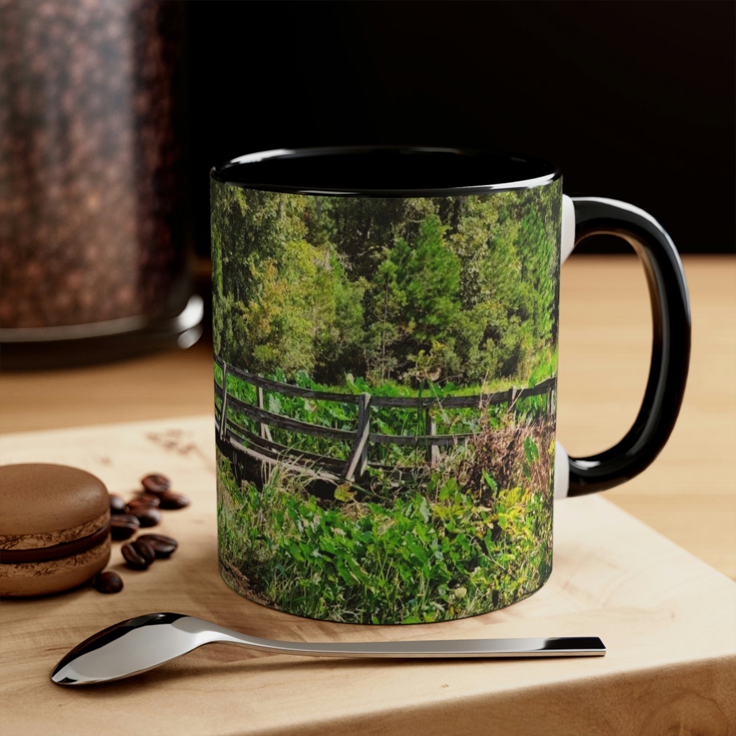 Hiking Bridge near Kincaid Lake Coffee Mug