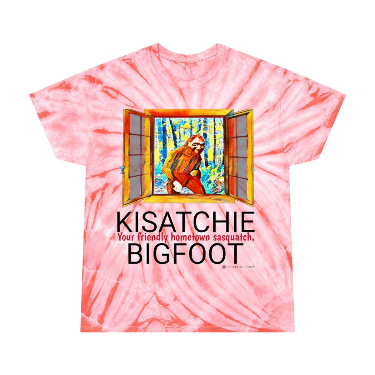 Unisex Kisatchie Bigfoot Tie-Dye Tee