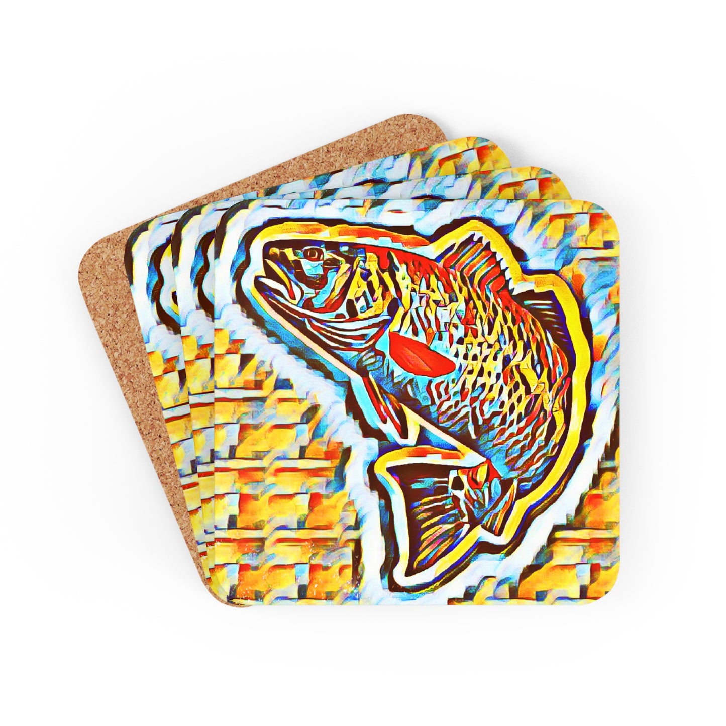 Redfish Coaster Set