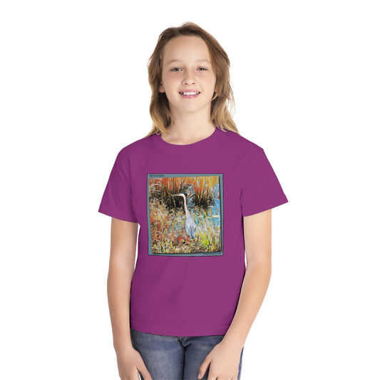 Unisex Youth Great Blue Heron T-Shirt