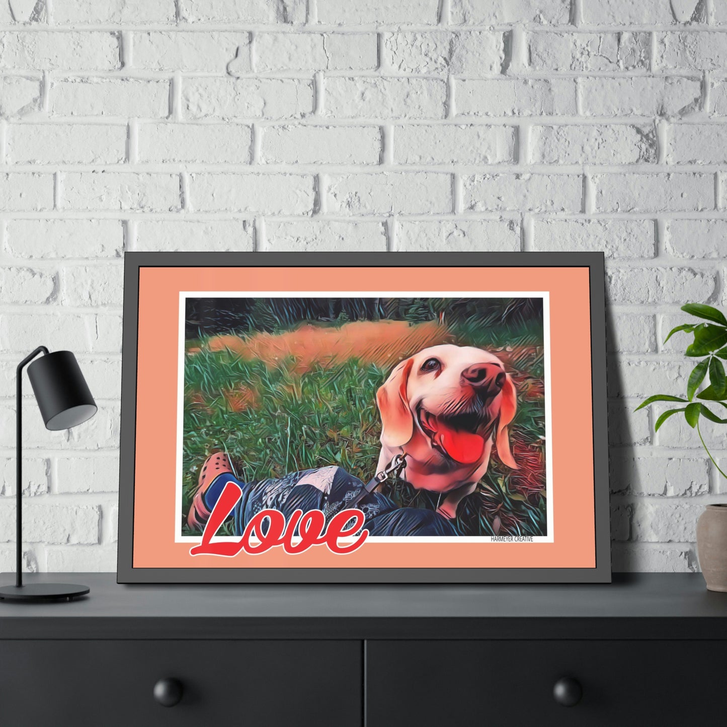 Framed Love Print