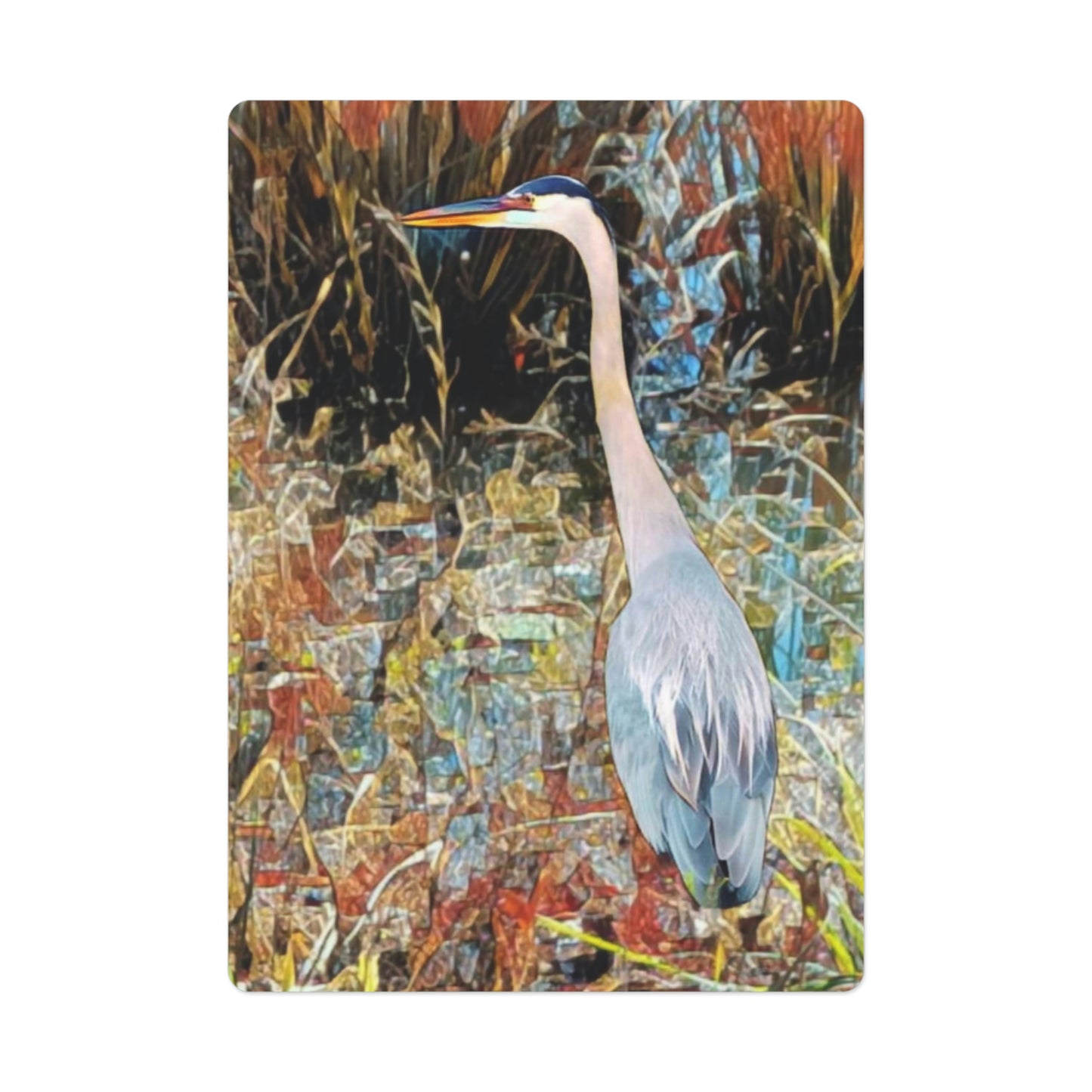 Great Blue Heron Playing Cards