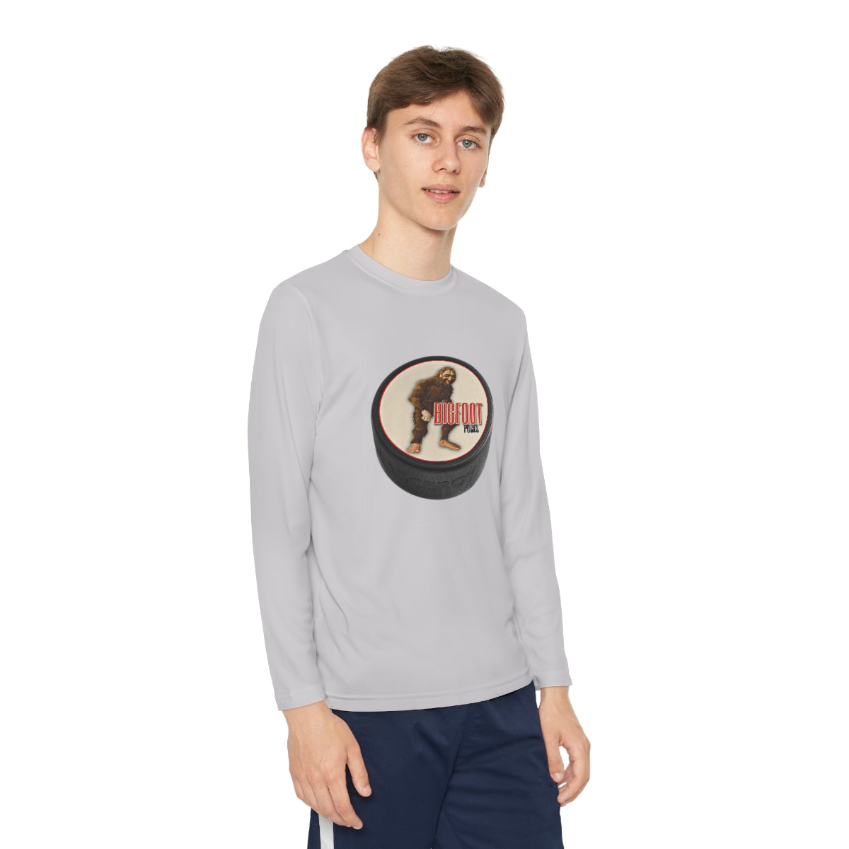 Youth Long Sleeve Bigfoot Pucks Tee