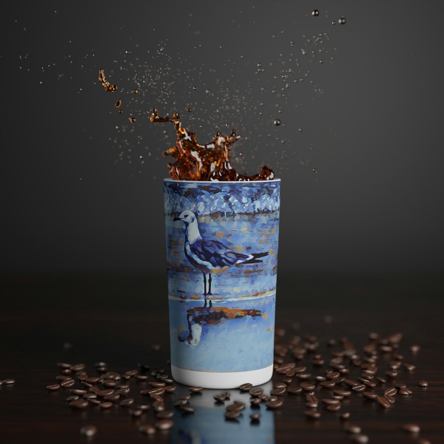 Ceramic Seagull Tumbler (12oz)