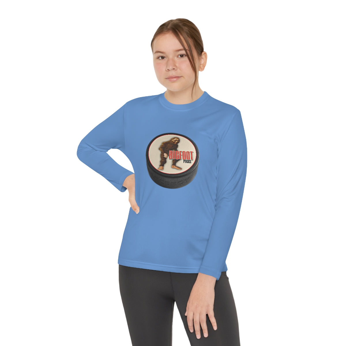 Youth Long Sleeve Bigfoot Pucks Tee