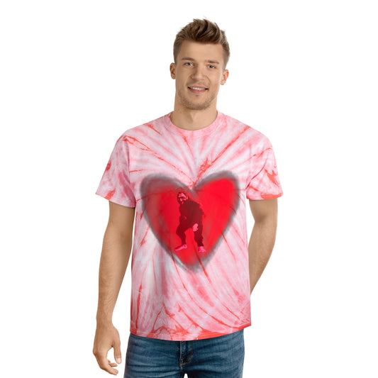 Unisex Bigfoot in My Heart Tie-Dye Tee