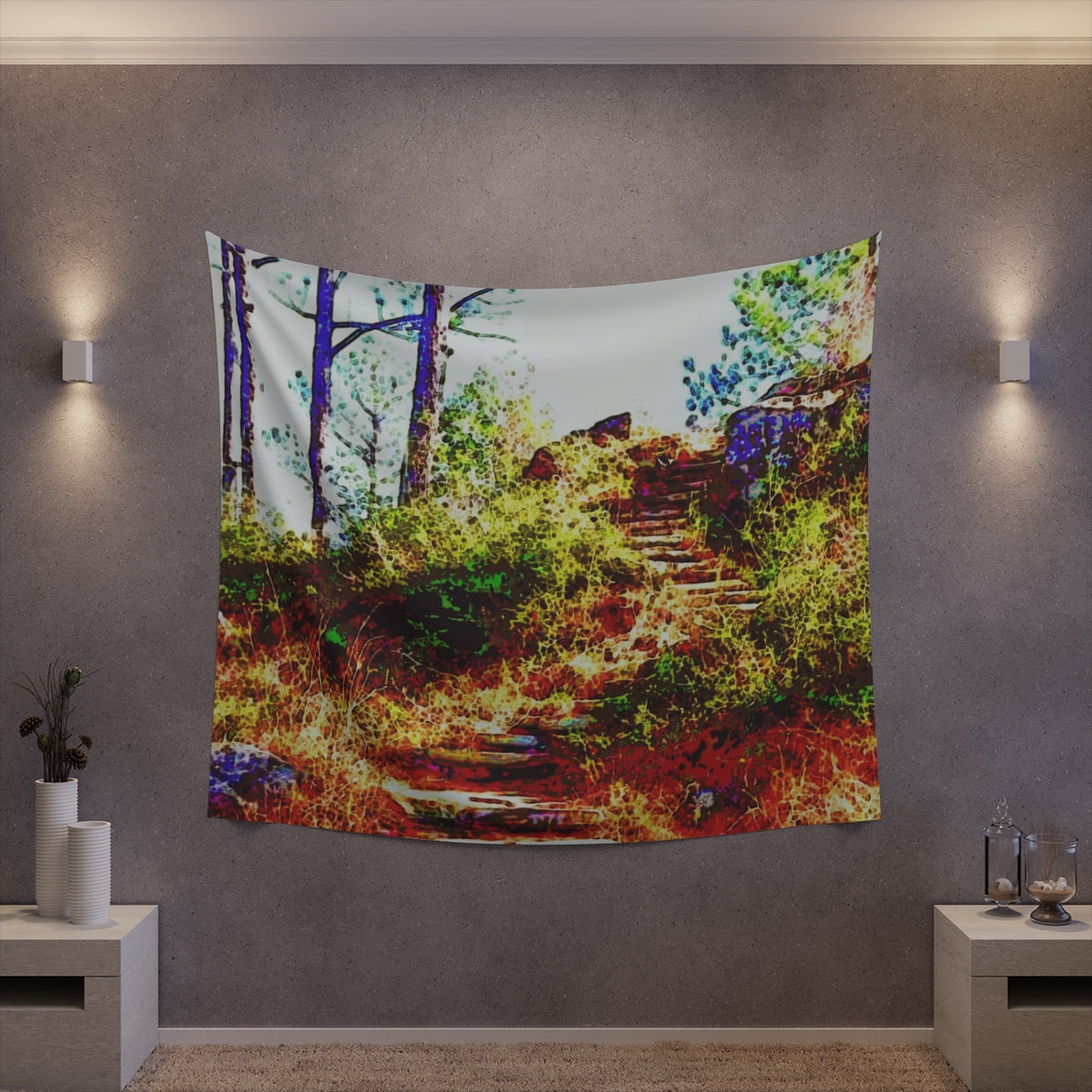 Printed Longleaf Vista Wall Tapestry