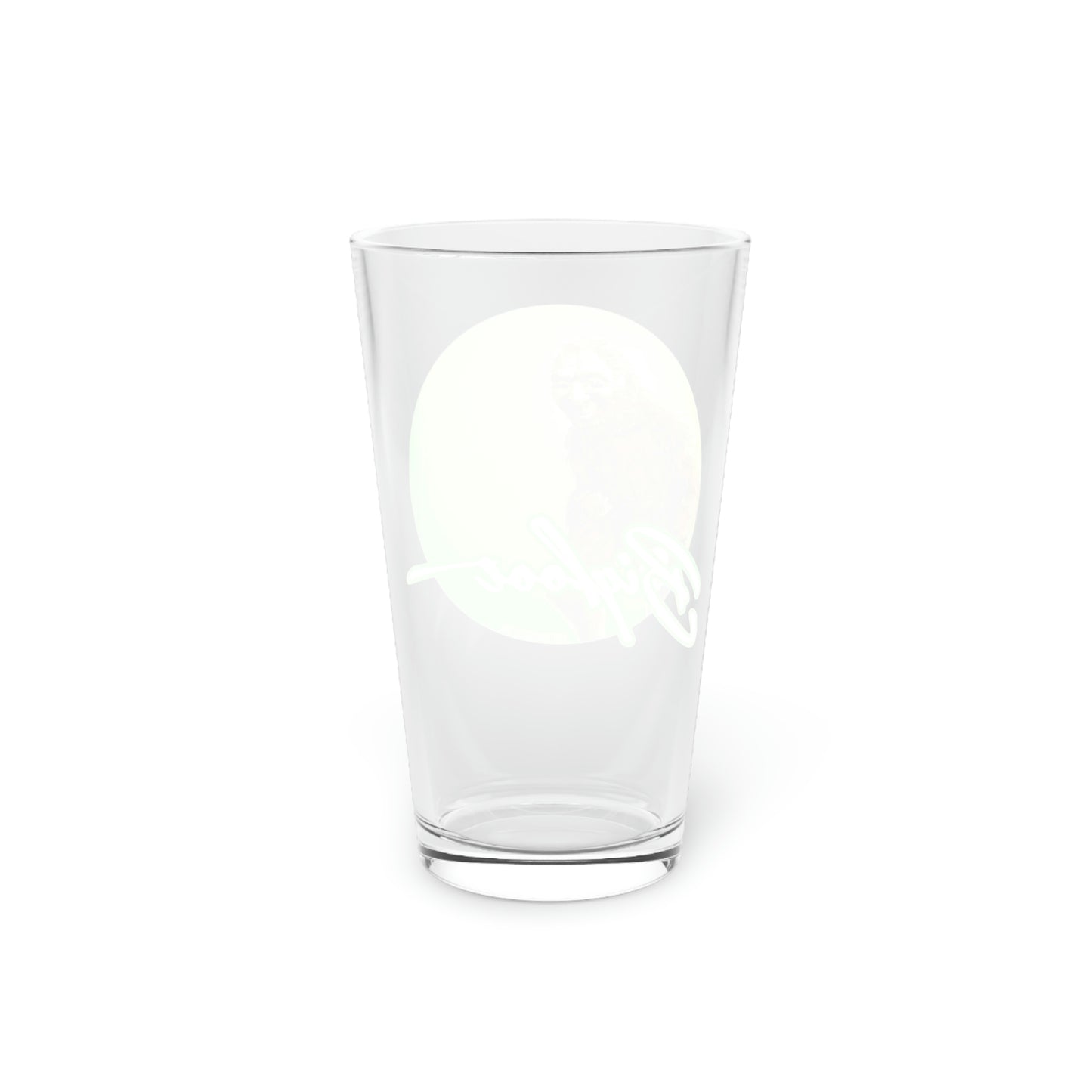 Bigfoot Clear Pint Glass