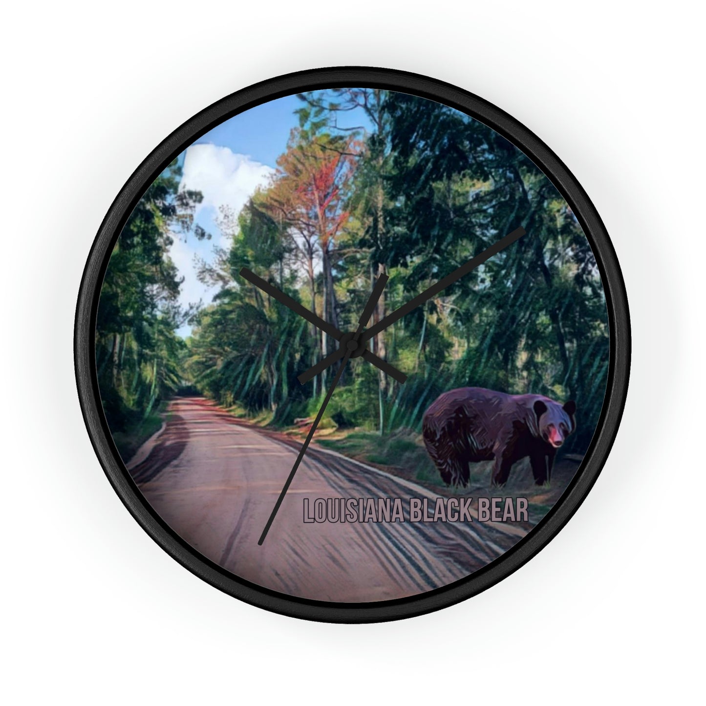 Louisiana's Black Bear Wall Clocks