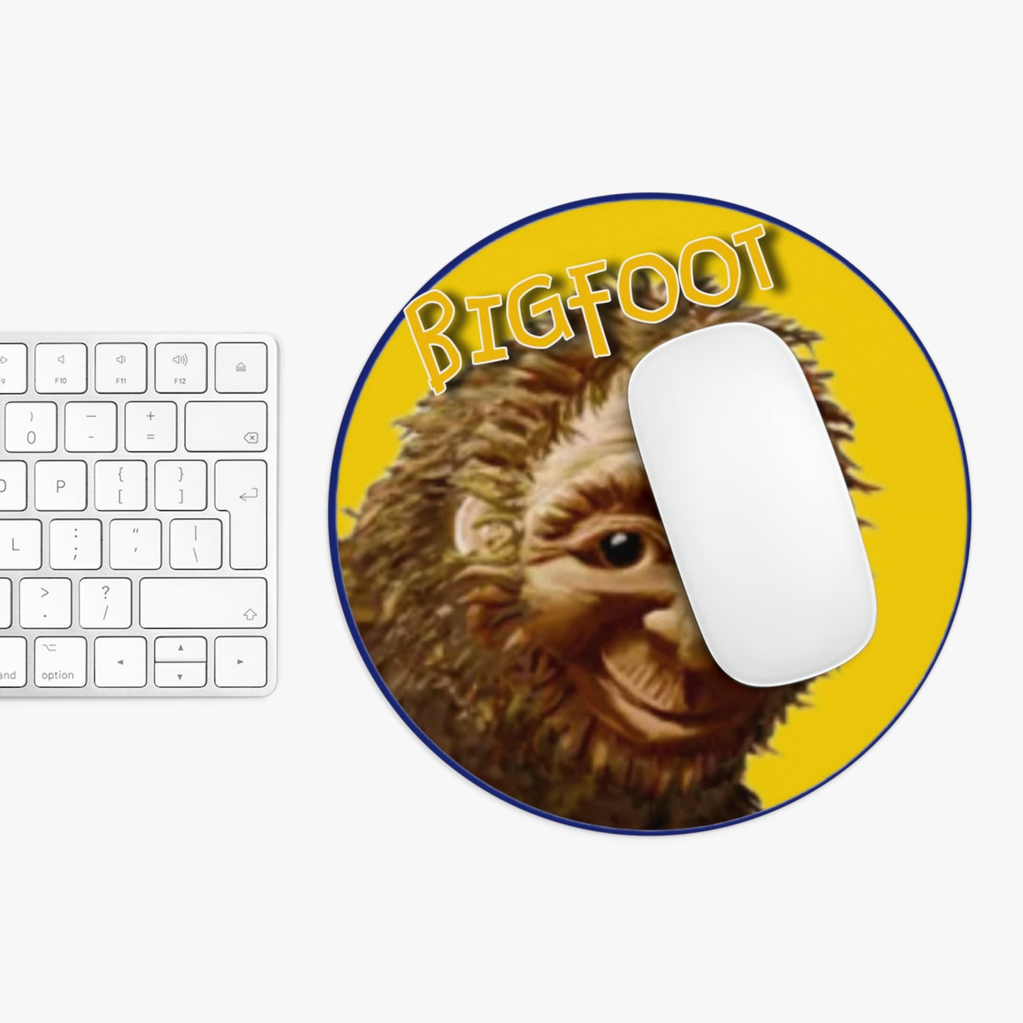 Round Bigfoot Mouse Pad