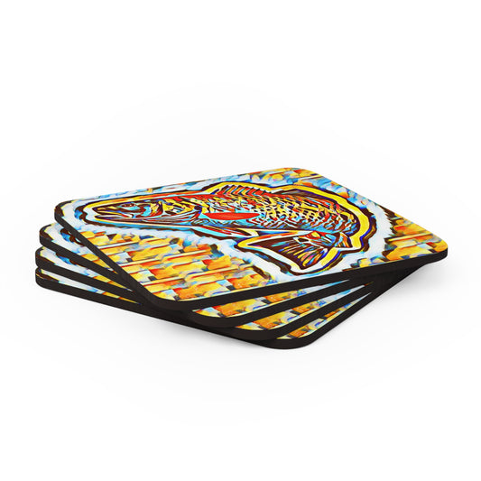 Redfish Coaster Set