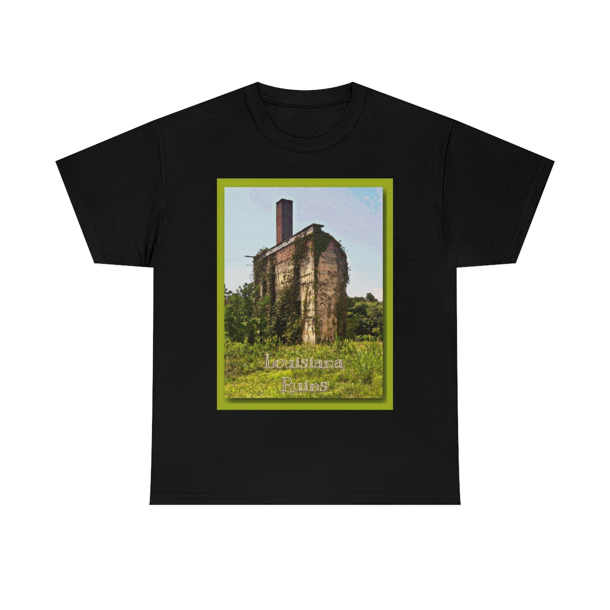 Louisiana Ruins Heavy Cotton Tee