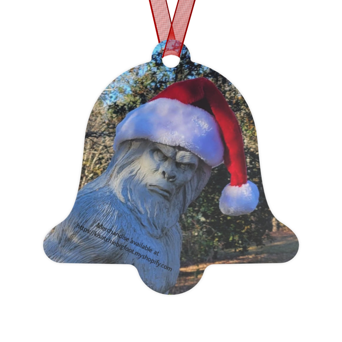 Metal Bigfoot Ornaments