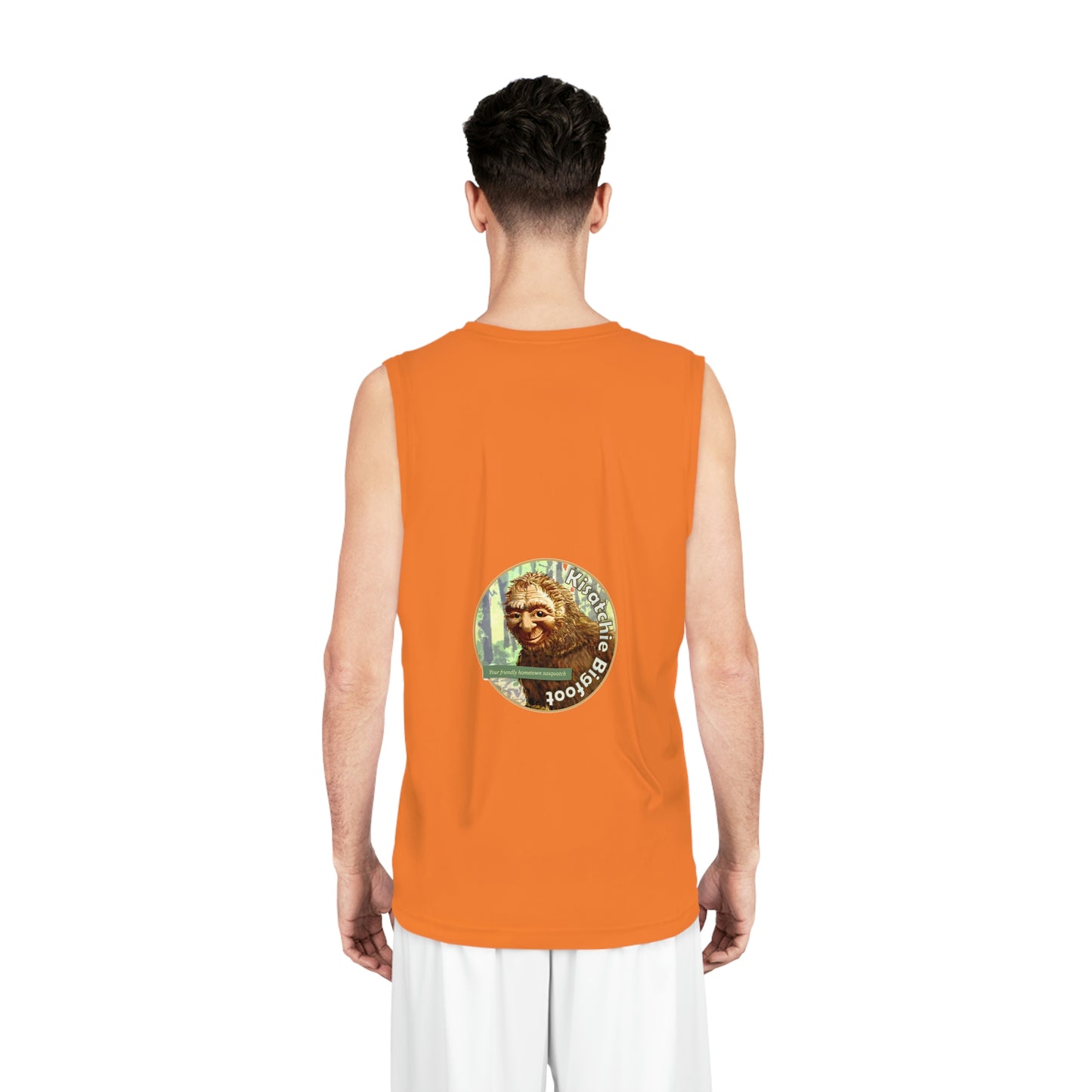 Kisatchie Bigfoot Orange Basketball Jersey