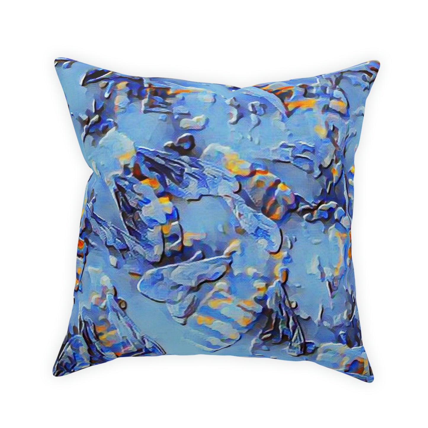 Bees Broadcloth Pillow