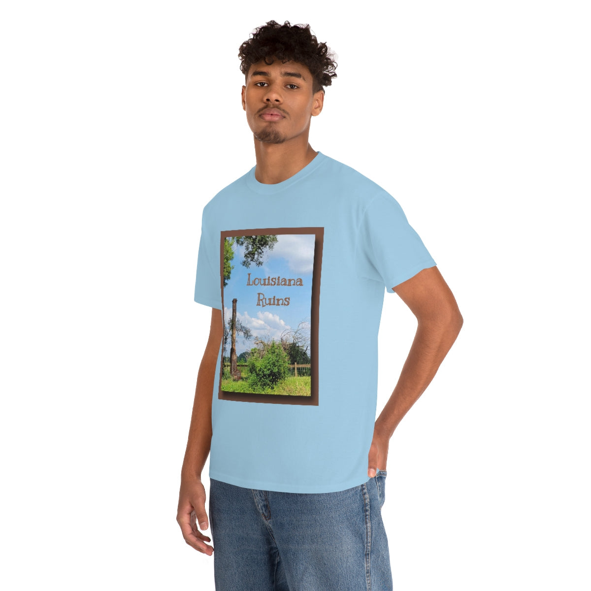 Louisiana Ruins Heavy Cotton Tee