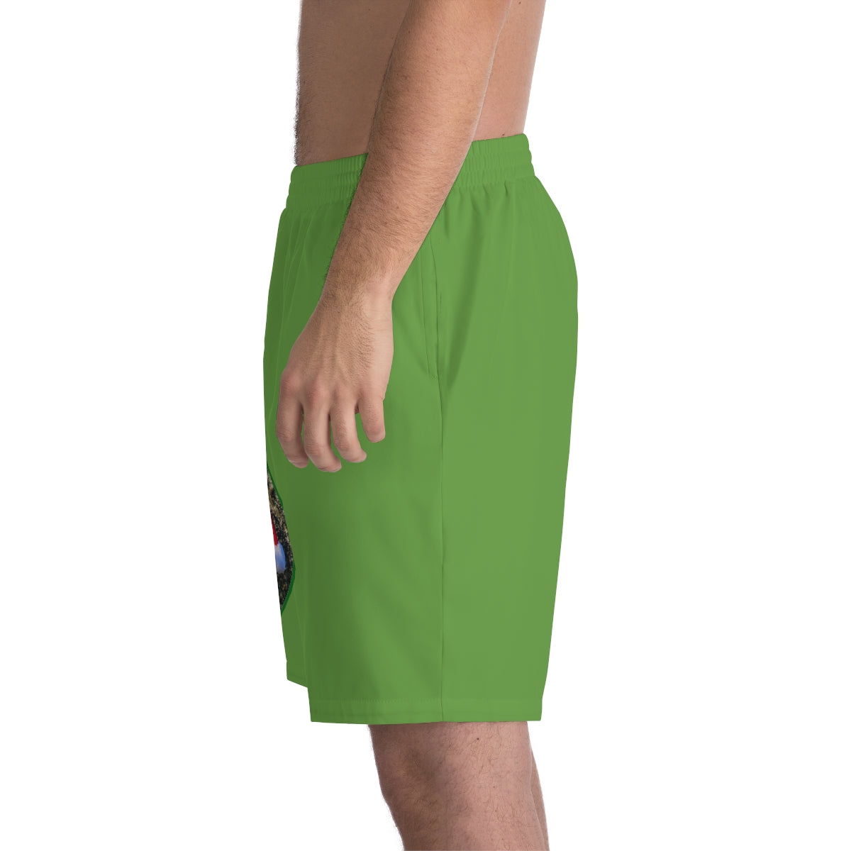 Men's Elastic Bigfoot Santa Shorts